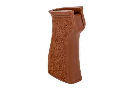 US Palm AK47 Grip in Bakelite Orange features an aggressive texture